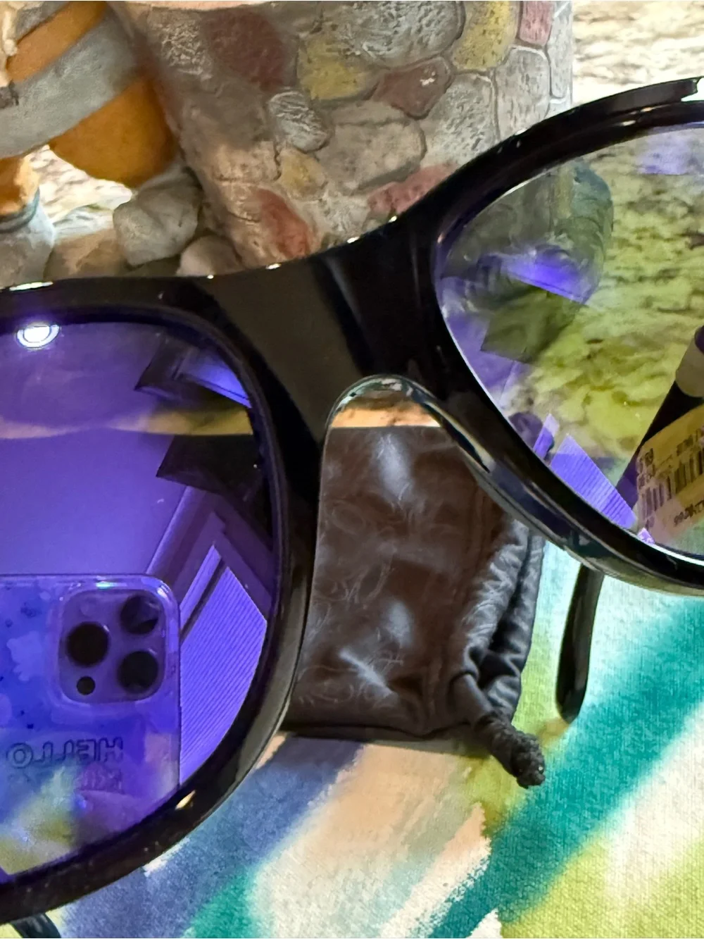 NEW Oakley OO9357 Hold Out Polarized 55mm Sunglasses In Polished Black/Violet